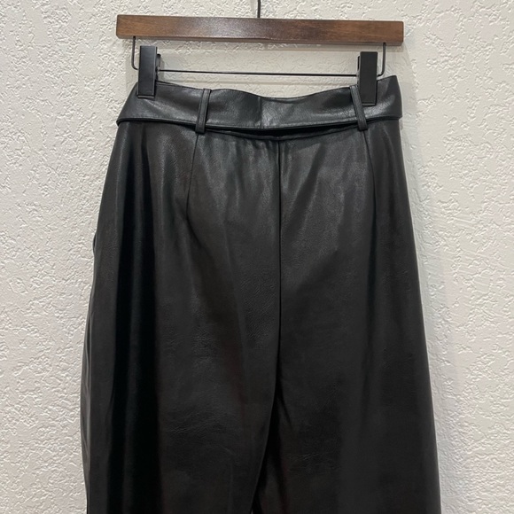 NWT TWD BAKER FAUX LEATHER PANTS - Picture 5 of 10